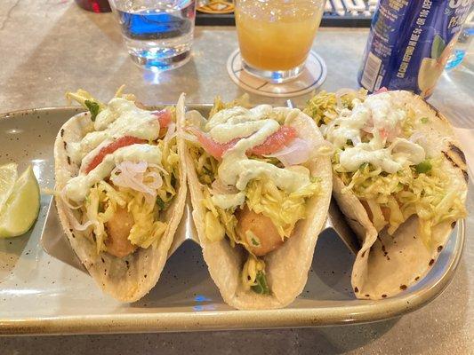 Fresh caught fish tacos