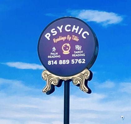 Outside Psychic Sign