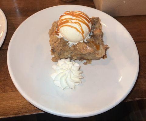 TOP DESSERT BANANA FOSTER BREAD PUDDING FANTASTIC!