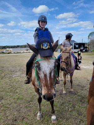 Denali and Micaela at speed show.