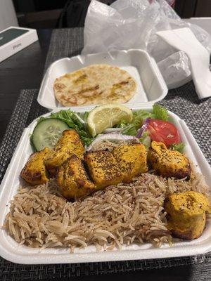 Chicken Kabob Plate