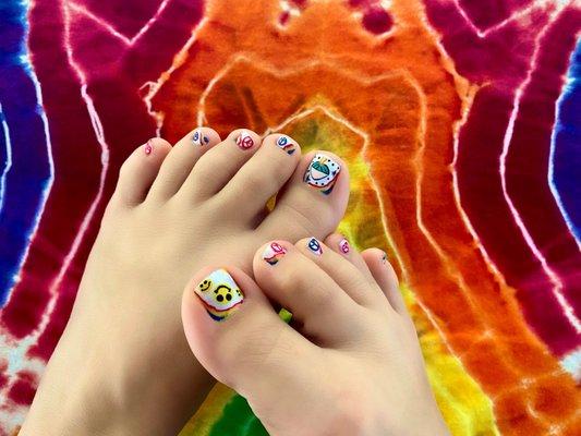 Summer of Love nails