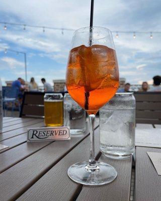 Aperol Spritz on a hot day.