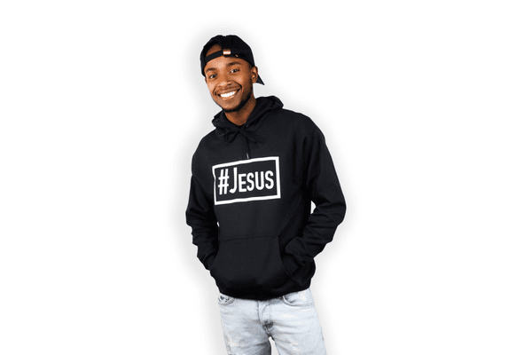 Black and White #Jesus Hoodie