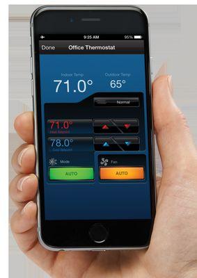 Save on your energy with a connected thermostat. You control your HVAC from almost anywhere.