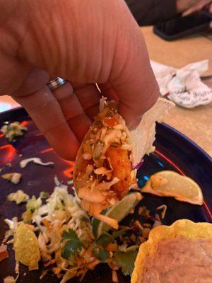 Shrimp Tacos are F'ing fire...