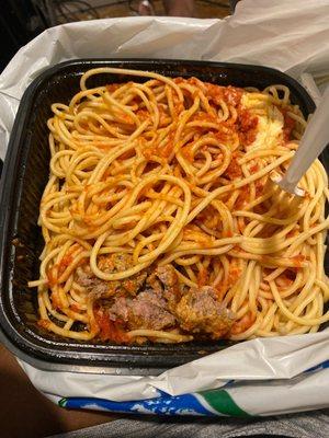 Spaghetti and Meatballs