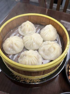 Soup dumplings - came out steamy hot, tasted okay