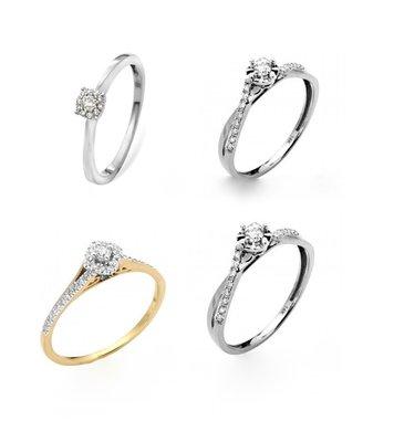 14K .20ctw Diamond Promise rings $400-$600