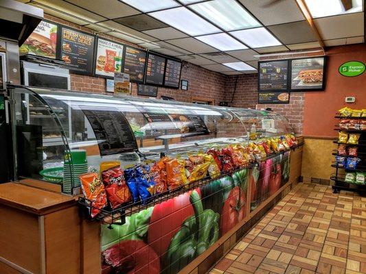 Front Counter at Subway Clinton