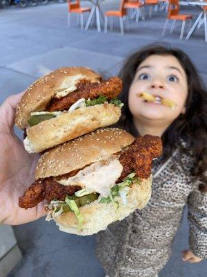 Hot Chicken Sandwiches