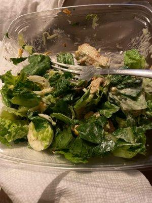 The fact that I'm eating dirt in my salad is beyond me. But let me guess...it's because of Covid