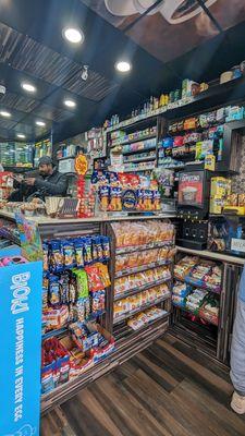 Snacks and convenience items