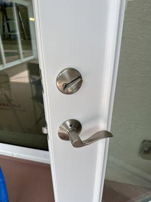 Door locks change in Bradenton.