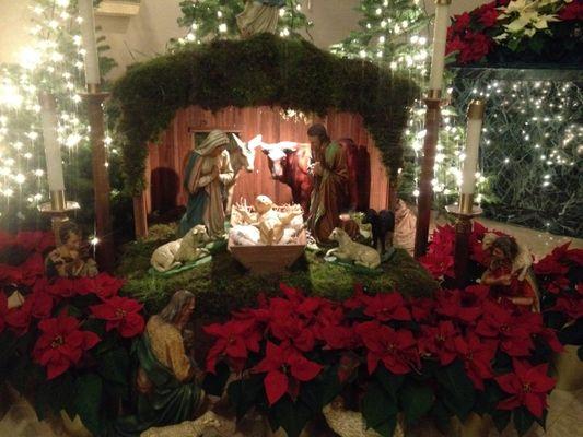 Christmas Creche at Our Lady Star of the Sea Bremerton