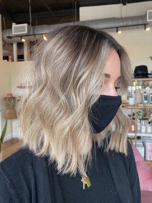 Full Balayage - Golden / Beige Tones.