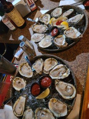 Too many oysters... Won't be craving these for awhile. They were really good though!