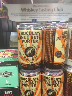 Chocolate peanut butter beer interesting