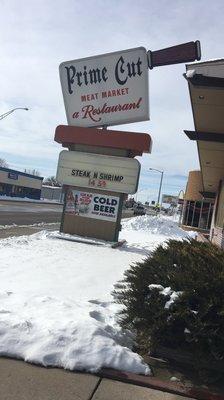 Prime Cut sign on 27th Street