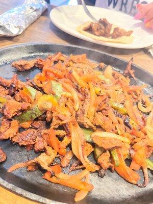 Steak fajitas!