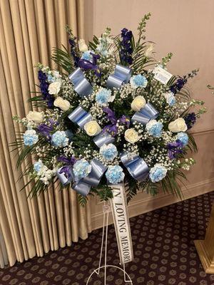 Pedestal Funeral Arrangement