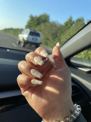 Lumpy nails