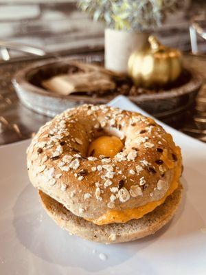 Breakfast bagel - SO good!