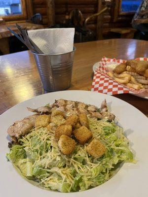 Chicken Cesar salad