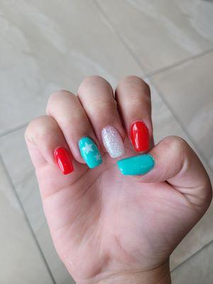 Memorial day nails