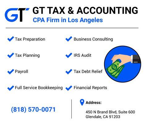 Contact GT Tax for all tax, accounting, and business consulting services.