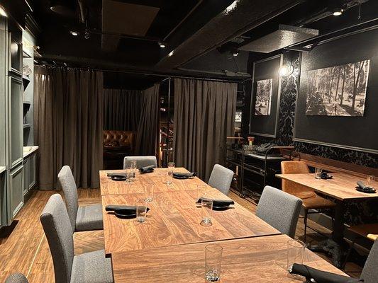 Space for large group or private party.