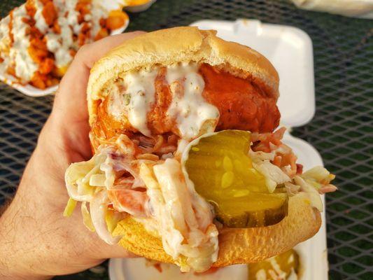 Buffalo Ranch Chicken Sandwich from their touring food truck (in St. Louis)