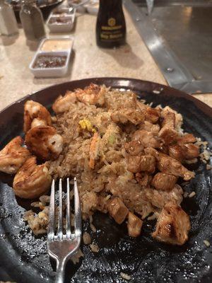 Shogun Hibachi Fried Rice, Chicken & Shrimp