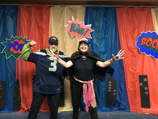 Volunteer Appreciation Super Heroes Party 2019