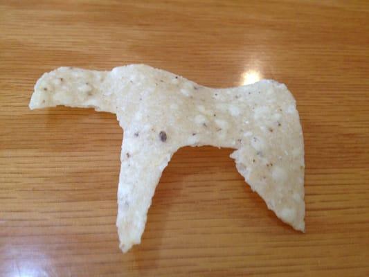 Cow shaped chip