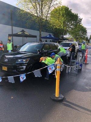 Shout out to the Washington County Special Olympics for helping us with our car wash record attempt