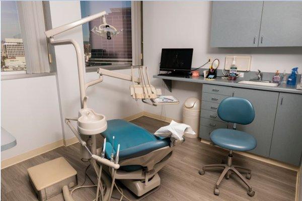 Our hygiene room where our hygienists will take care of you in a kind and professional manner.