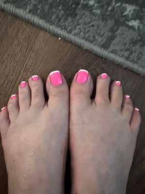 Love my pedicure!!