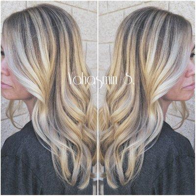 Balayage.  Hair by Yahasmin S.