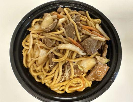 N1. Lo Mein with beef (takeout/delivery, Oct 2024).