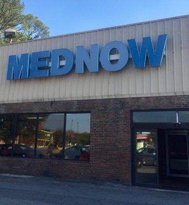 MedNow Walk-In Clinic is located near Walnut Square Mall at the intersection of Airport Road and Walnut Avenue.