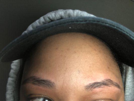 I've been growing my eyebrows for months- I cannot even believe the quality of this job after reading the reviews