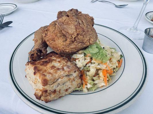 Miss Dorothy's Skillet Fried Half Chicken