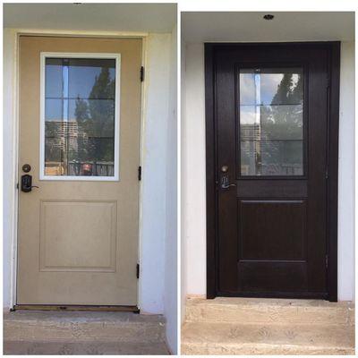 Hurricane impact door