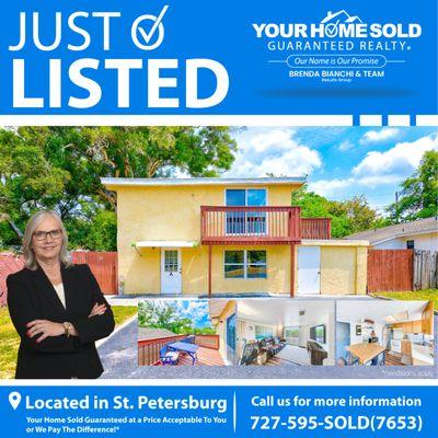 Just Listed!!! 
St. Petersburg, FL