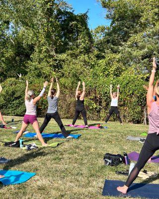 Such a beautiful place to practice with our friends at Willowsford Farm!