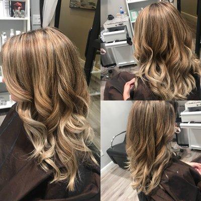 Blonde balayage