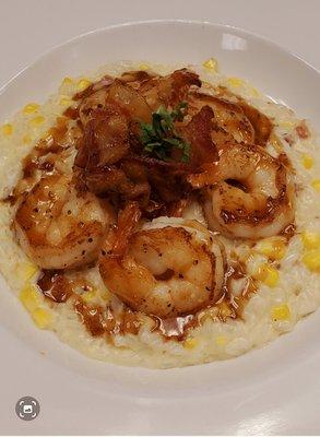 Shrimp Pancetta Risotto