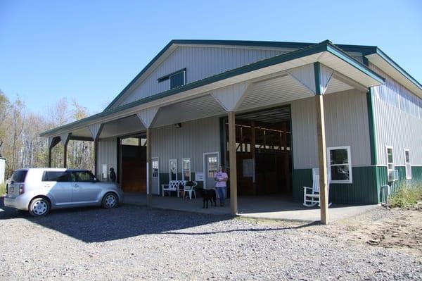 Our new horse stables for horse boarding