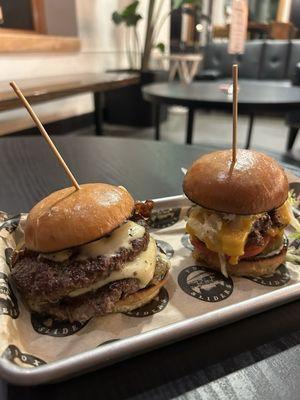 Smash burger slider and The Steel Slider